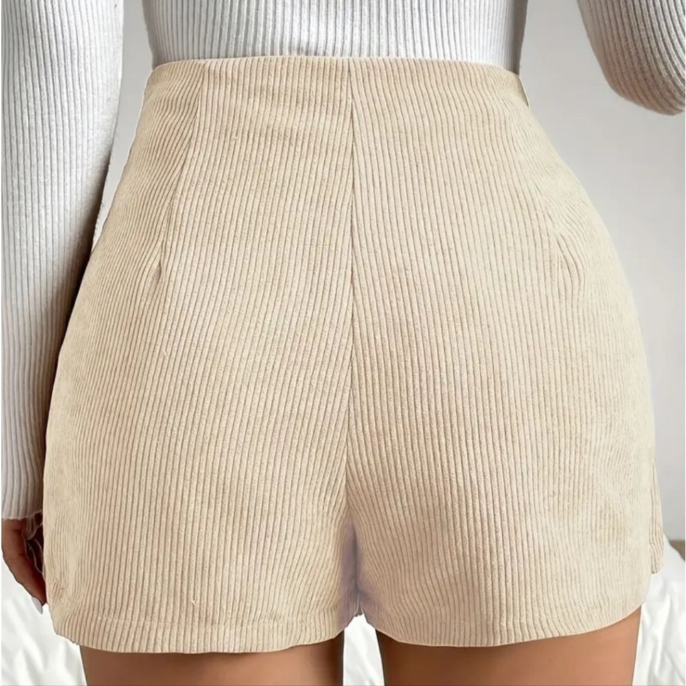 Ladies Asymmetrical Beige High waisted Skort sz X-large - Picture 3 of 6